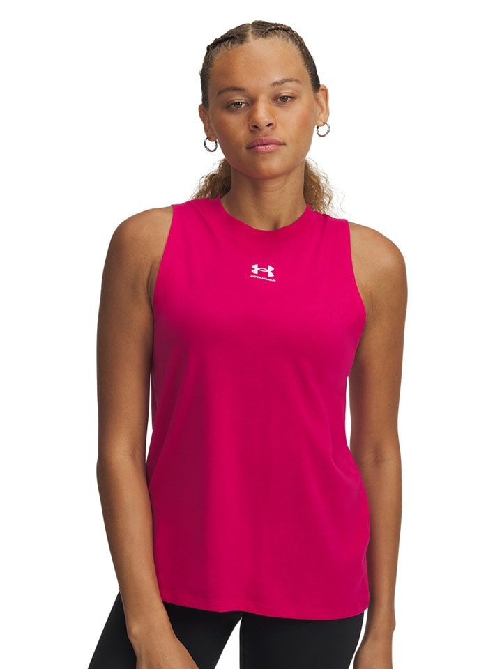 Under Armour Top sportowy w kolorze różowym