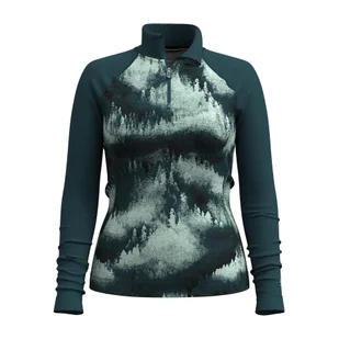 Bluza damska Smartwool Classic Thermal Merino Base Layer 1/4 Zip Boxed - Bluzy narciarskie - miniaturka - grafika 1