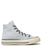 Trampki męskie - Converse Trampki Chuck 70 Hi A03437C Szary - miniaturka - grafika 1