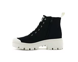 Palladium Damskie botki Pallabase Twill, czarny, 42 EU - Moda i Uroda OUTLET - miniaturka - grafika 1