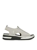 Sandały damskie - Rieker Sandały CEO-V59B5-90 Szary - miniaturka - grafika 1