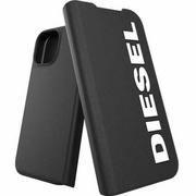 Etui i futerały do telefonów - Diesel Etui Booklet Case Core FW20/SS21 do iPhone 13 Mini czarne - miniaturka - grafika 1
