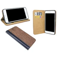 Etui i futerały do telefonów - etui na telefon iPhone 8 Plus z klapką i etui ochronnym na smartfon brązowy - miniaturka - grafika 1