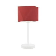 Lampy stojące - Lampka nocna LYSNE Wuhu, 60 W, E27, czerwona/biała, 43x23 cm - miniaturka - grafika 1