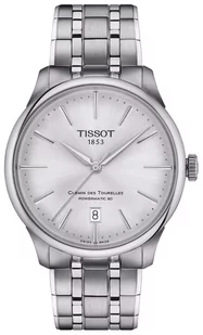 Zegarek Zegarek Tissot T139.807.11.031.00 CHEMIN DES TOURELESS POWERMATIC 80 39 MM - Zegarki męskie - miniaturka - grafika 1