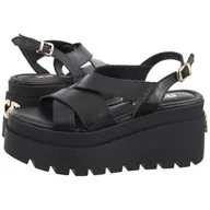 Sandały damskie - Sandały Czarne B9533__-E50-000-000-G06 (CI770-a) Carinii - miniaturka - grafika 1