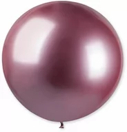 Balony i akcesoria - Balon olbrzym 80 cm średnicy - shiny różowy - miniaturka - grafika 1