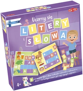 Tactic Uczmy się: Litery i słowa - Gry planszowe - miniaturka - grafika 1