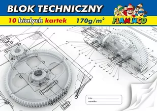 Hasta Blok techniczny A3 10 kartek Protos - Szkolne artykuły papiernicze - miniaturka - grafika 1