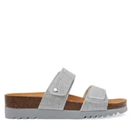 Klapki i japonki damskie - Klapki Scholl Lusaka 2.0 MF32001 1057 Srebrny - miniaturka - grafika 1