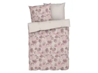 Pościel - LIVARNO home Pościel satynowa z bawełny, 160 x 200 cm (Akwarela/różowy) - miniaturka - grafika 1