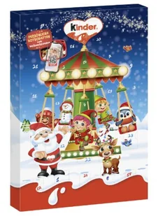 KINDER kalendarz adwentowy karuzela 151g - Ozdoby bożonarodzeniowe - miniaturka - grafika 1