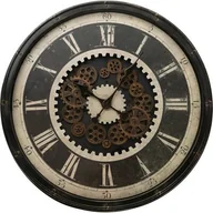 Zegary - Zegar ścienny EUROFIRANY (81) 76 cm Czarny - miniaturka - grafika 1