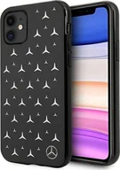 Etui i futerały do telefonów - Mercedes Mercedes MEHCN61ESPBK iPhone 11 6,1" czarny/black hardcase Silver Stars Pattern - miniaturka - grafika 1