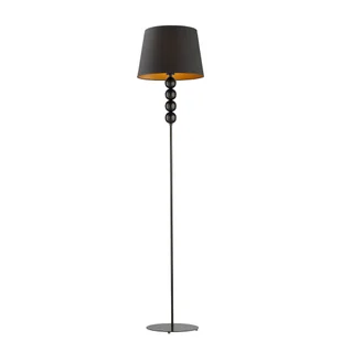 Czarna lampa stojąca z ozdobnymi kulami SEUL GOLD - Lampy stojące - miniaturka - grafika 1