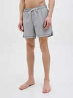 Kąpielówki męskie - Jack & Jones Szorty kąpielowe "Maui" w kolorze szarym - miniaturka - grafika 1