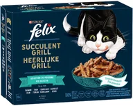 Mokra karma dla kotów - Felix Tasty Shreds, 12 x 80 g - Rybne smaki - miniaturka - grafika 1