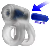 Pierścienie erekcyjne - Hünkyjunk REVHAMMER Vibrating Shaft Ring Clear Ice - miniaturka - grafika 1