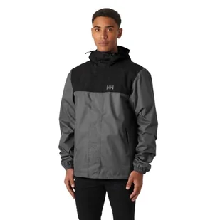 Helly Hansen Męska kurtka przeciwdeszczowa Vancouver, heban, L - Kurtki męskie - miniaturka - grafika 1