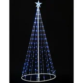 Ozdoby bożonarodzeniowe - Choinka zewnętrzna 265 LED Flare zimny biały 182 cm - miniaturka - grafika 1