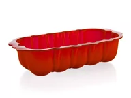 Formy do ciast - Banquet Silikonowa forma do pieczenia chleba 33x17,5x8 cm Culinaria red 3120070R - miniaturka - grafika 1