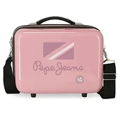 Kosmetyczki, organizery i kuferki - Pepe Jeans Holi kosmetyczka z torbą na ramię, różowa, 29 x 21 x 15 cm, sztywna, ABS 9,14 l, 0,84 kg, różowa, regulowana kosmetyczka z torbą na ramię, Rosa, Regulowana kosmetyczka z torbą na ramię - miniaturka - grafika 1