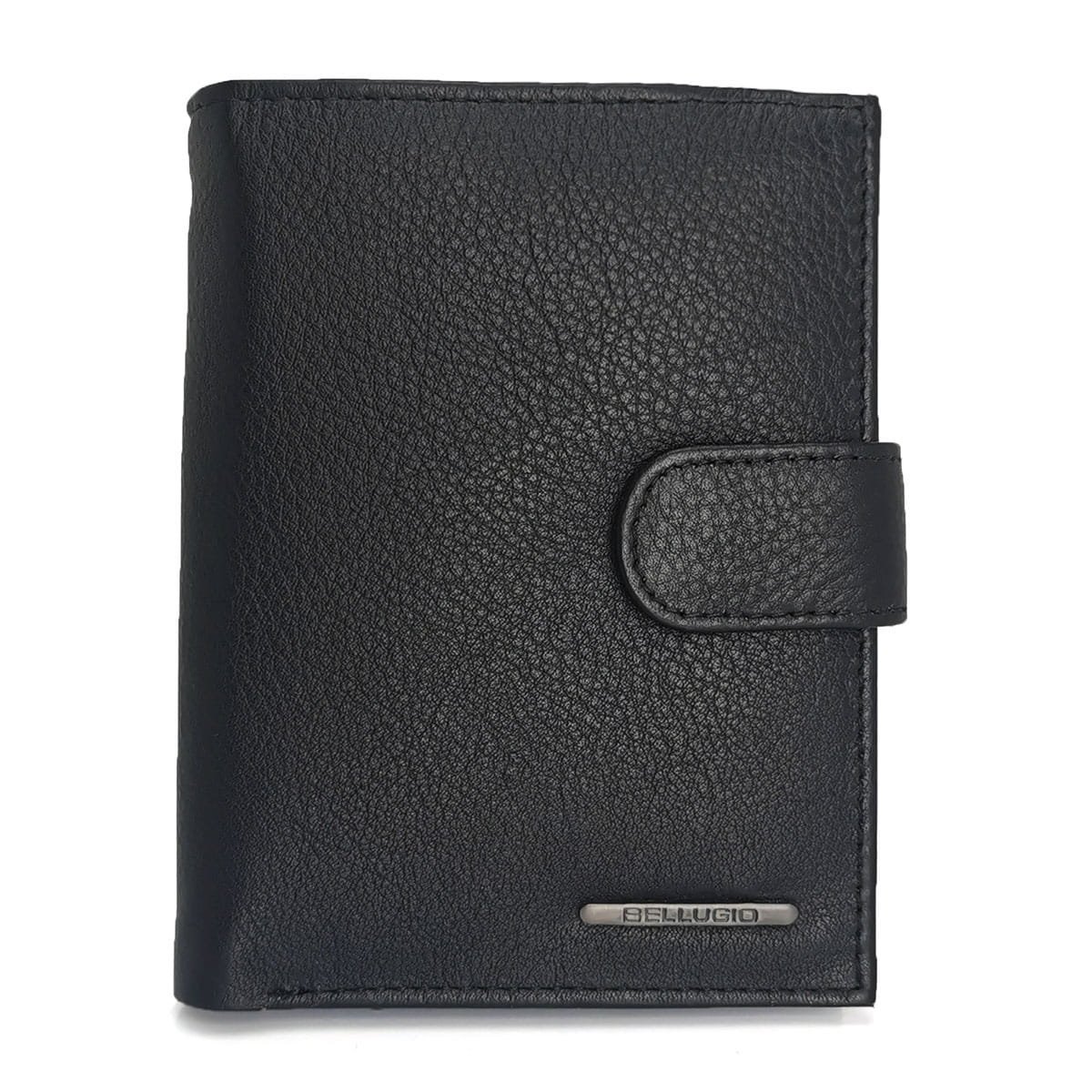 Portfel męski skórzany RFID Bellugio - czarny