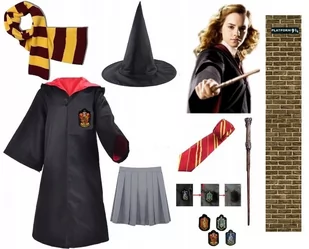 STRÓJ HERMIONA HARRY POTTER ZESTAW 12 ELEM 7-8L - Moda i Uroda OUTLET - miniaturka - grafika 1