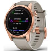 Smartwatch - Garmin Fenix 7S Solar 010-02539-11 Beżowy - miniaturka - grafika 1