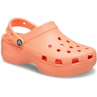 Sandały damskie - KLAPKI DAMSKIE CROCS SANDAŁY BUTY NA PLATFORMIE - miniaturka - grafika 1