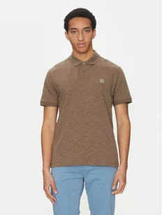 BOSS Polo 50536728 Beżowy Regular Fit - Koszulki męskie - miniaturka - grafika 1
