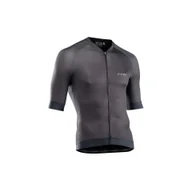 Koszulki rowerowe - Koszulka rowerowa męska NORTHWAVE FAST Jersey czarna - miniaturka - grafika 1