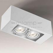 Lampy sufitowe - Shilo Oprawa natynkowa SETO 7087 biały - miniaturka - grafika 1
