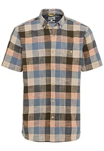 camel active Koszula męska 409215/1S35, oliwkowa brązowa, 4XL, brązowy (Olive Brown), 4XL - Koszule męskie - miniaturka - grafika 1