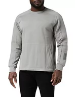 Bluzy męskie - G-STAR RAW Męska bluza Stitch Panel, Szary (Charcoal D19868-b782-942), S - miniaturka - grafika 1
