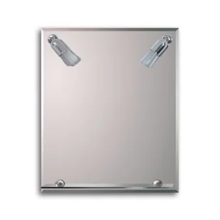 Lustro tradycyjne Duo 2 53 x 63 cm RUKE - Lustra - miniaturka - grafika 1