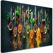 Obrazy i zdjęcia - Obraz na płótnie, Zioła przyprawy do kuchni (Rozmiar 60x40) - miniaturka - grafika 1