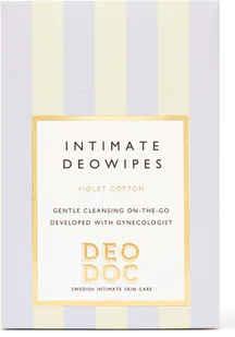 Deodoc Intim Wipes Violet Cotton (10pcs) - Kosmetyki do higieny intymnej - miniaturka - grafika 1