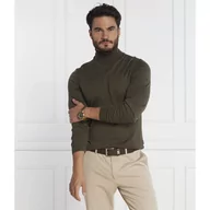 Swetry męskie - BOSS Wełniany golf Musso-P | Slim Fit - miniaturka - grafika 1