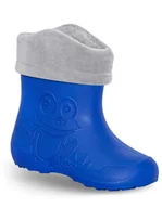 Buty dla dziewczynek - ZETPOL kalosze dziecięce ocieplane EVA Blue 22/23 - miniaturka - grafika 1