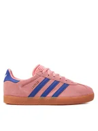 Buty dla dziewczynek - adidas Sneakersy Gazelle J IG9153 Różowy - miniaturka - grafika 1