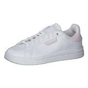 Trampki damskie - adidas Court Silk, Trampki damskie, Ftwr White Ftwr White Almost Pink, 36.5 EU - miniaturka - grafika 1