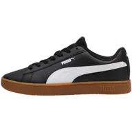 Buty sportowe męskie - Buty męskie Puma Rickie Classic czarno-białe 394251 14 42,5 - miniaturka - grafika 1