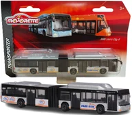 Samochody i pojazdy dla dzieci - Pojazd miejski MAN Lion's City G Autobus Shuttle Car Park Srebrny Autobus Przegubowy - miniaturka - grafika 1