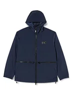 Kurtki męskie - Armani Exchange Męska bluza z kapturem, zapinana na zamek błyskawiczny kurtka, NIEBIESKI, S - miniaturka - grafika 1