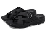 Klapki i japonki damskie - Skechers Klapki damskie Easy Going-Sundown, Czarny/czarny, 7 - miniaturka - grafika 1