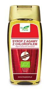 Bio Planet Wilkowa Wieś 7 05-084 Leszno k Warsz Syrop z agawy z CHLOROFILEM bezglutenowy BIO 350 g 250 ml) 000-FDAC-985C8 - Cukier i słodziki - miniaturka - grafika 1