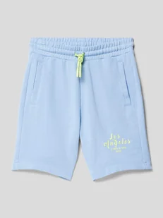 Szorty z dzianiny dresowej o kroju regular fit z nadrukiem z logo model ‘Gruss’ - Spodnie i spodenki dla chłopców - miniaturka - grafika 1