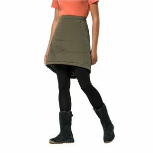 Spódnica Jack Wolfskin ALPENGLUEHEN SKIRT W dusty olive - XS - Spódnice - miniaturka - grafika 1