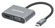 Huby USB - Techly HUB / Adapter USB-C na HDMI 4K*30Hz, HDMI USB-A USB-C PD HDMI VGA - miniaturka - grafika 1